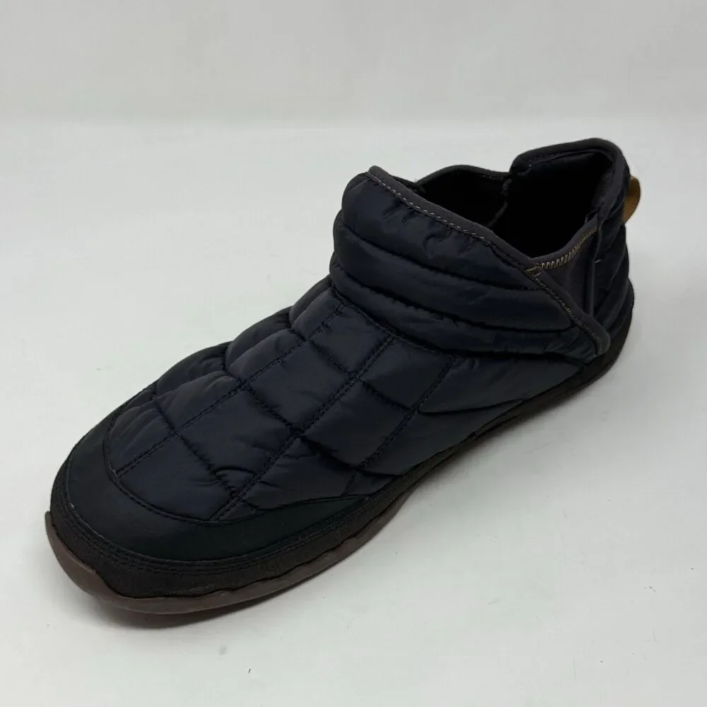 LL Bean Mountain Classic Quilted Ankle Boots II Mens 12 M Black Mesh Comfort